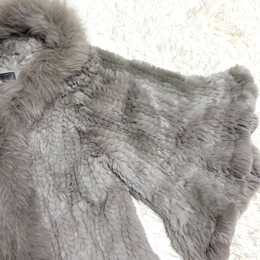 【極美品】GRACE CONTINENTAL レッキスラビット　ファー ポンチョ