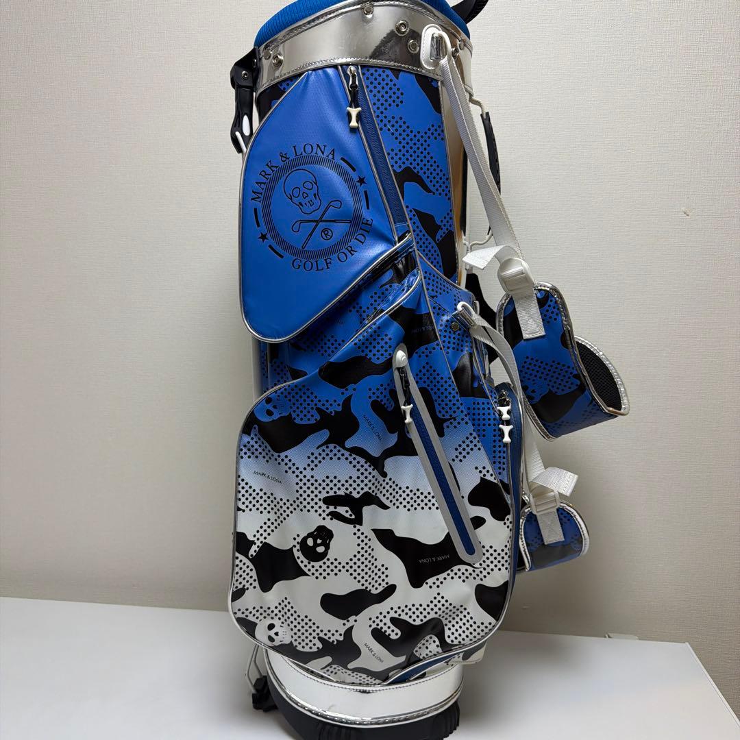 MARK & LONA ゴルフバッグブルー迷彩