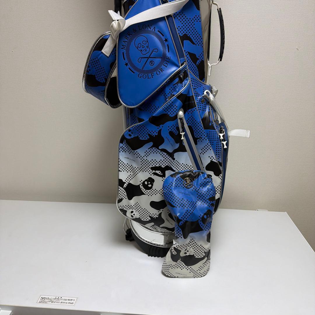 MARK & LONA ゴルフバッグブルー迷彩