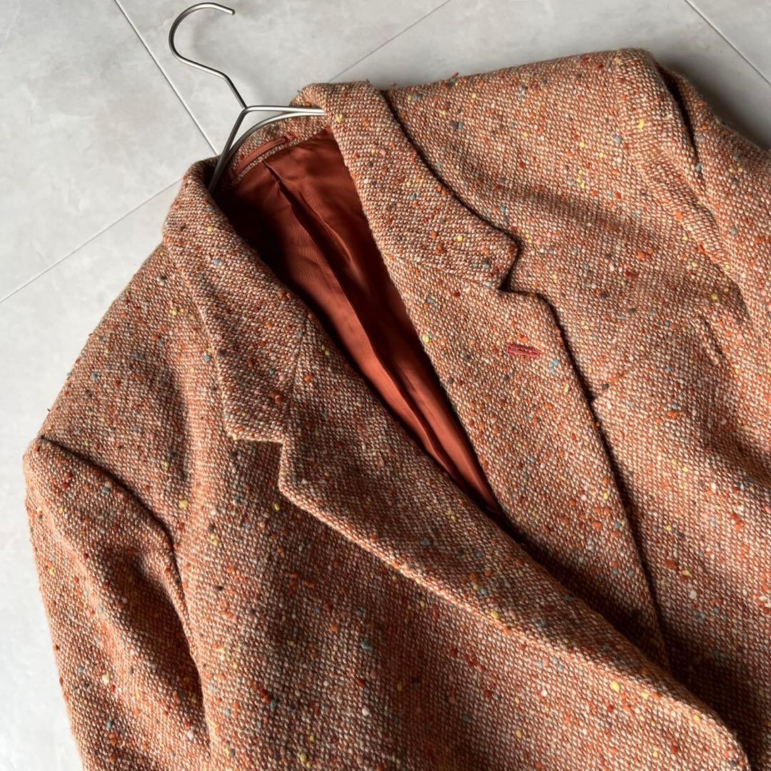 ピンクハウス PINK HOUSE ミックスツイードジャケット エルボーパッチ