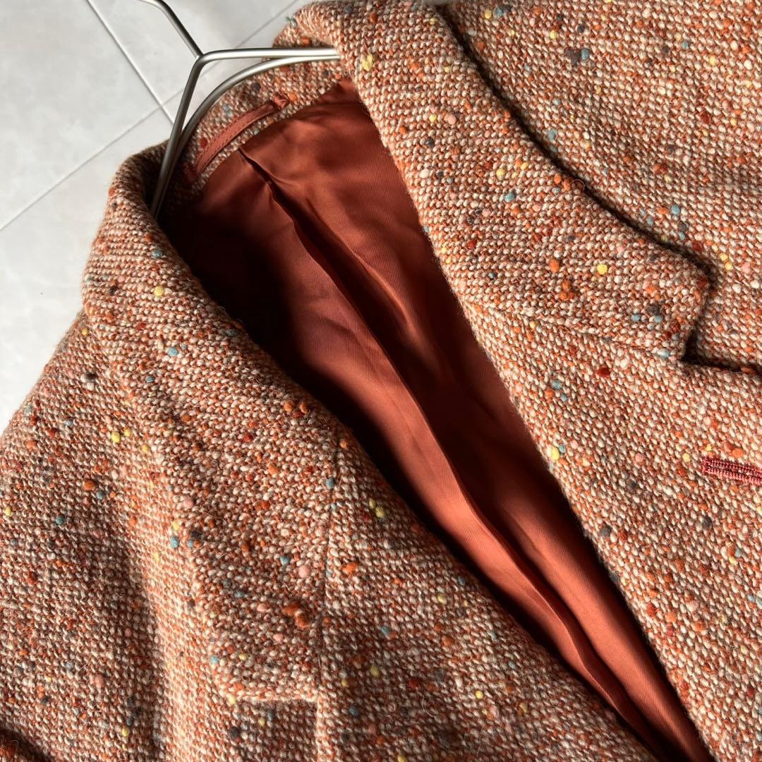 ピンクハウス PINK HOUSE ミックスツイードジャケット エルボーパッチ