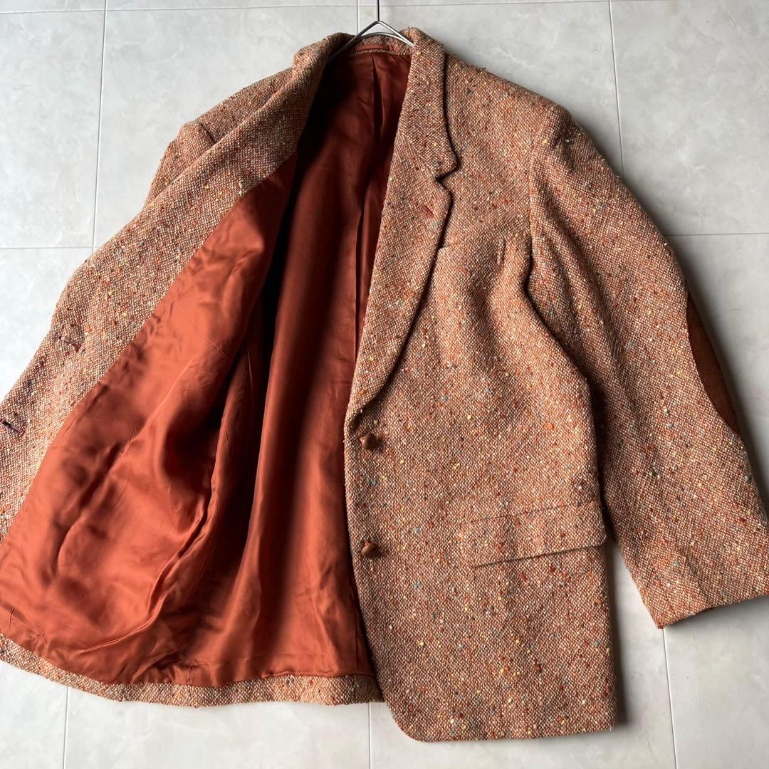 ピンクハウス PINK HOUSE ミックスツイードジャケット エルボーパッチ