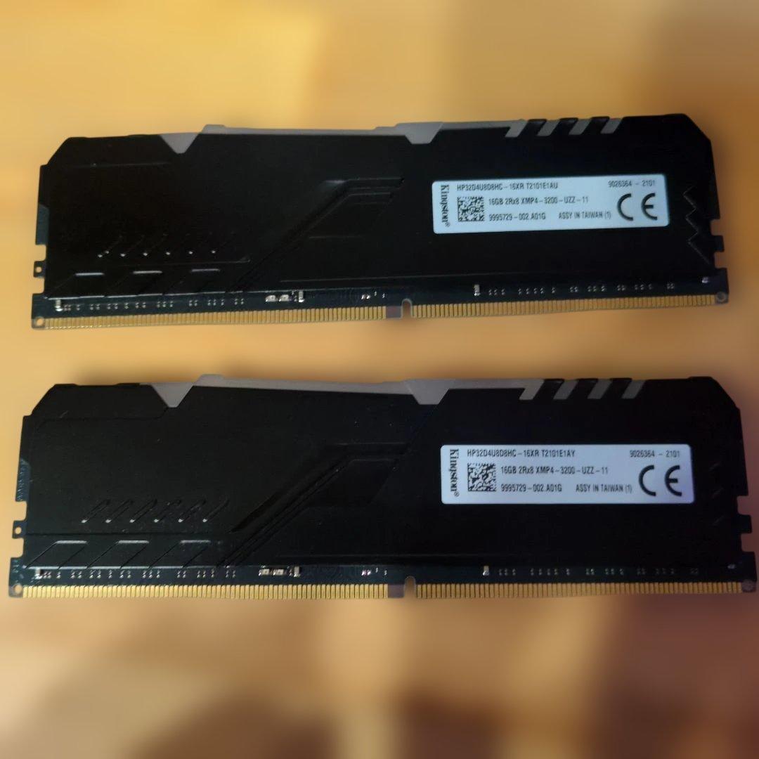 HyperX Fury DDR4 32GB 16GB×2 3200MHz メモリ