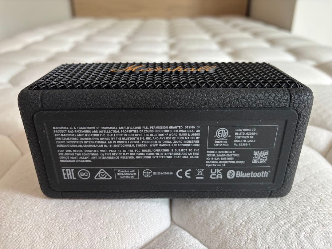 MARSHALL Bluetooth ワイヤレススピーカー EMBERTON Ⅱ