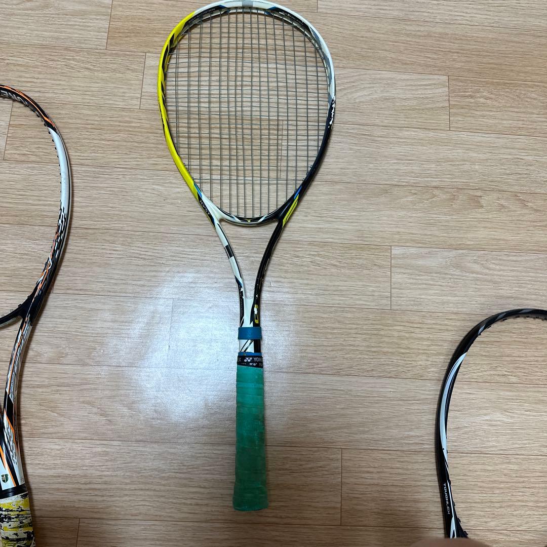 ソフトテニスラケット　3本セット