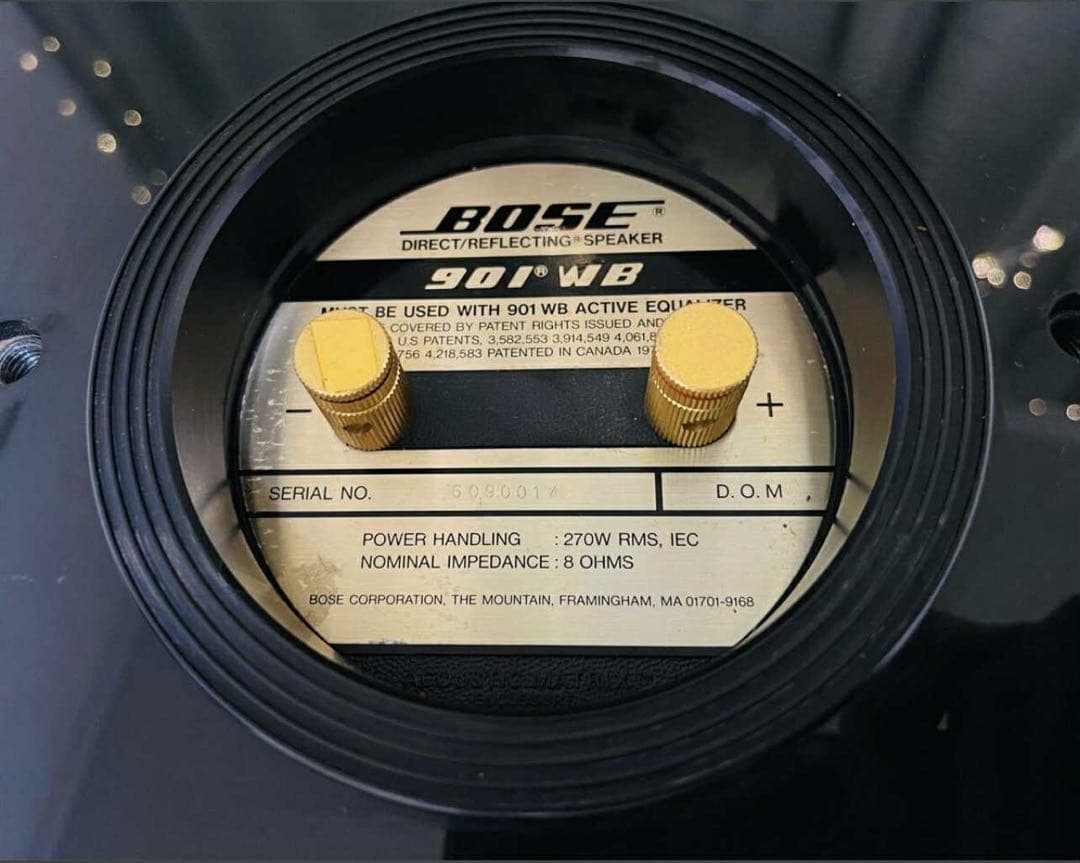 BOSE ボーズ 901WBスピーカー 音出し確認済 中古 現状品 ボーズ ペア