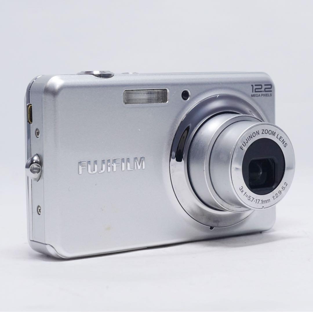動作確認済 良品 FUJIFILM FinePix J30 シルバー コンデジ