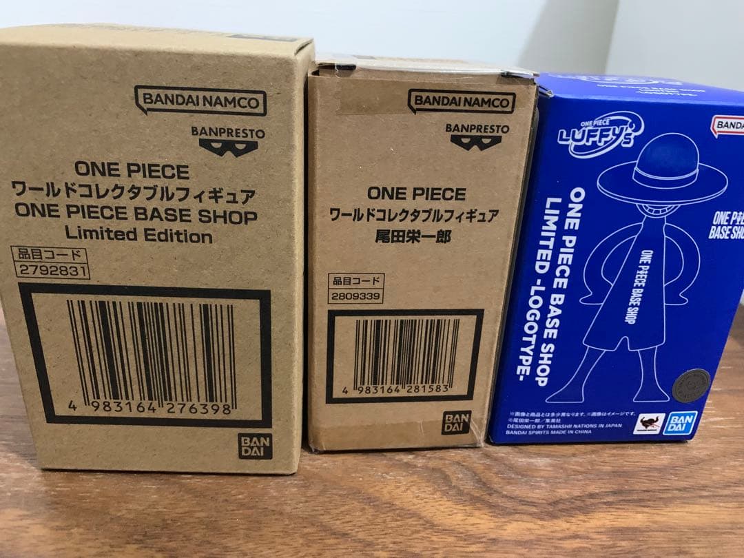 ONE PIECE BASE SHOP限定 ワーコレ& LUFFY’s 3種