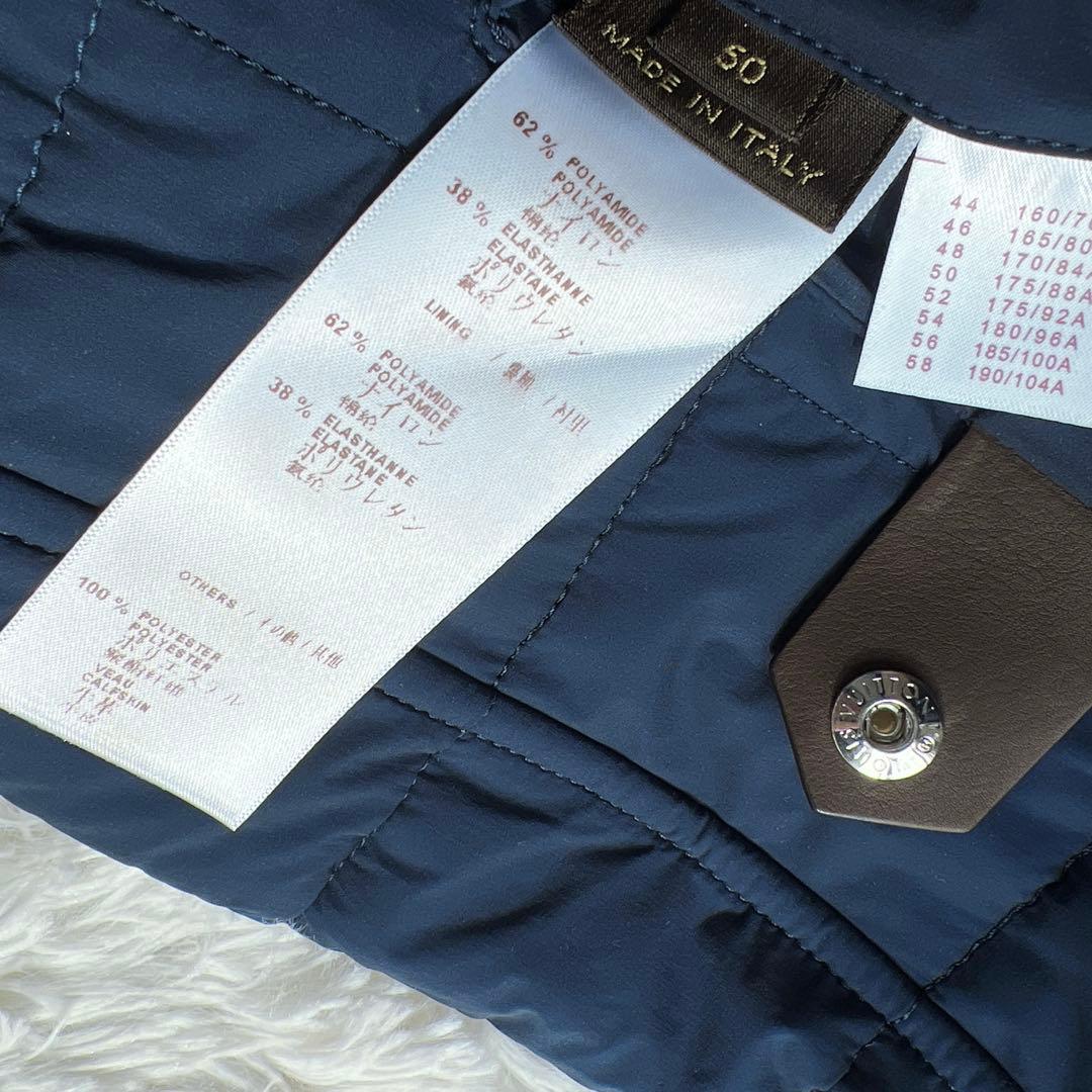 新品 LouisVuitton ヴィトン キルティング ベスト ネイビー ジレ