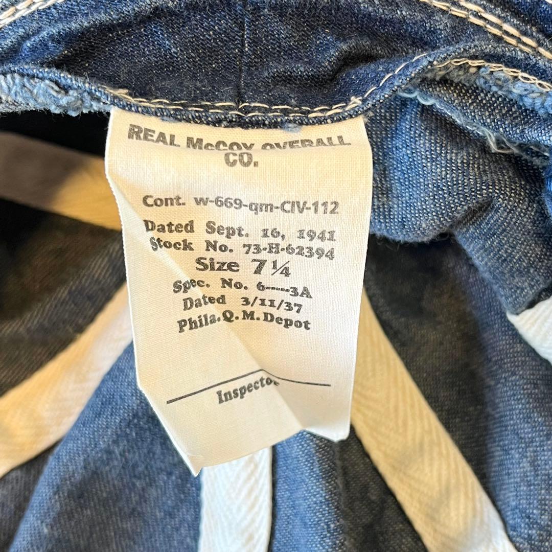 希少 The REAL McCOY'S ザリアルマッコイズ デニムハット