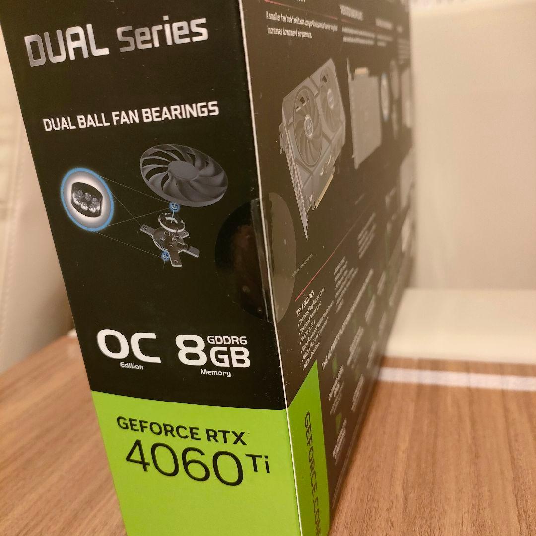 【新品未開封】ASUS GeForce RTX 4060 Ti 8GB OC