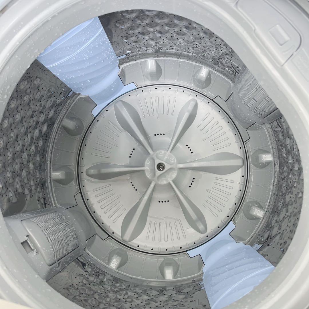 341取付無料！アイリスオーヤマ シンプルホワイトインテリア8kg洗濯機