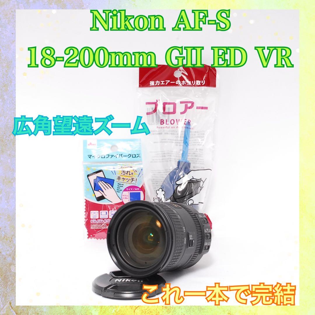 ◆これ1本で完結◆Nikon AF-S 18-200mm GII VR◆美品◆