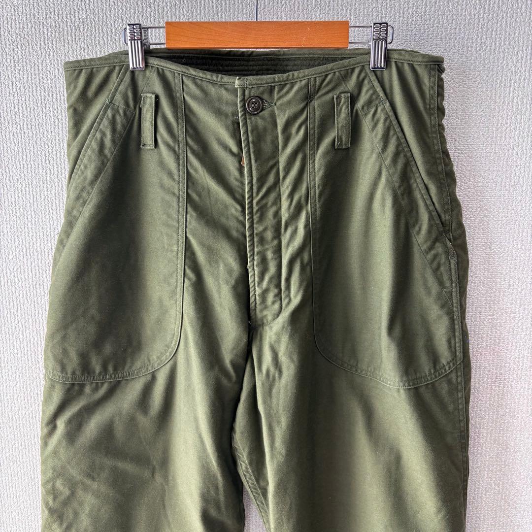 70s 米軍 U.S.NAVY A-2 デッキ パンツ ミリタリー ビンテージ