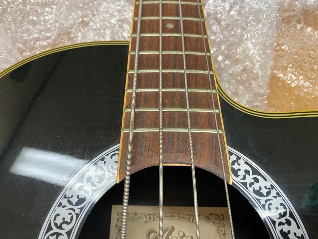 【美品】エレアコ 黒　アコースティックギター　ARIA AMB-50B 年代物