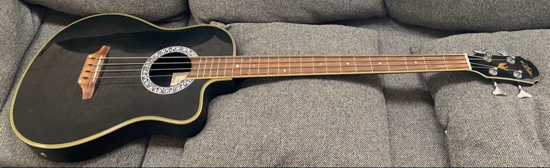 【美品】エレアコ 黒　アコースティックギター　ARIA AMB-50B 年代物