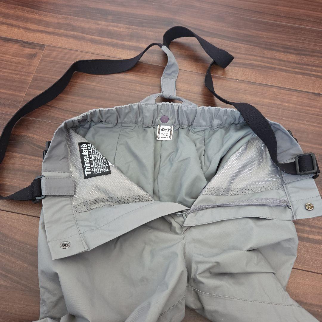 montbellモンベル キッズ スキーウェア パウダーステップ 140サイズ