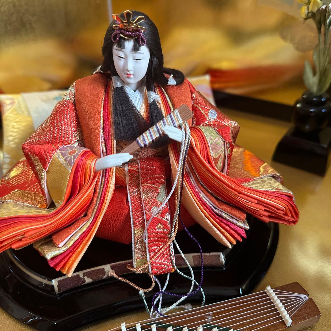 秀月　平安絵巻雛　雛人形