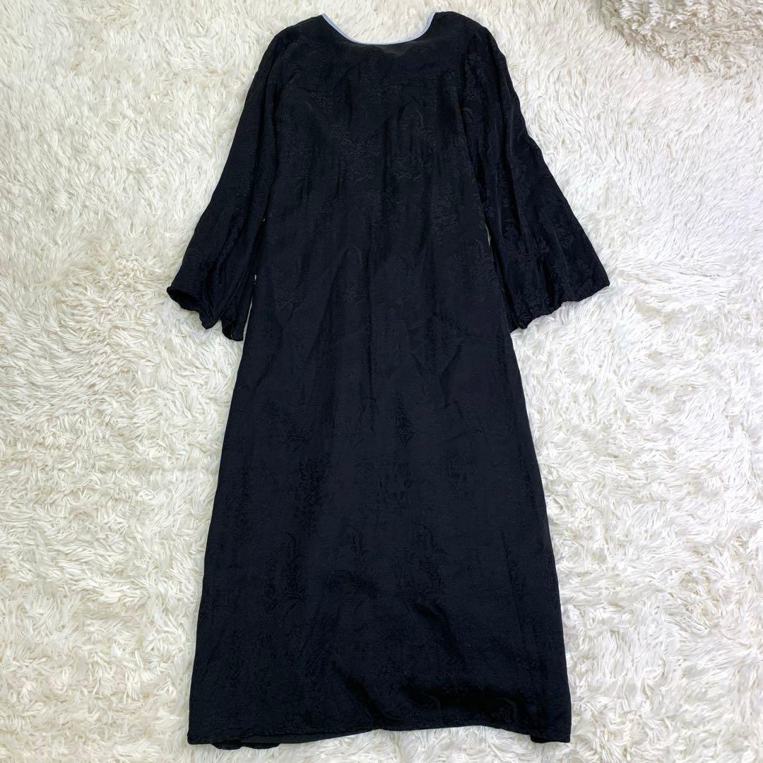 sahara サハラ　Curve Piping Flower Dress