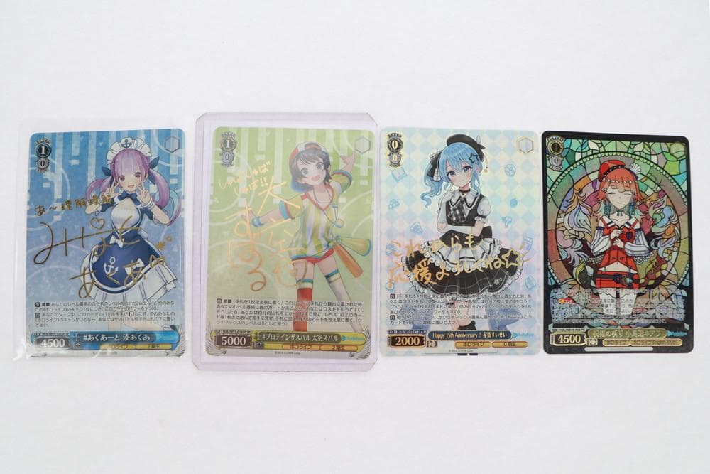◆ヴァイスシュヴァルツ ホロライブ ４枚セット　トレカ　09437