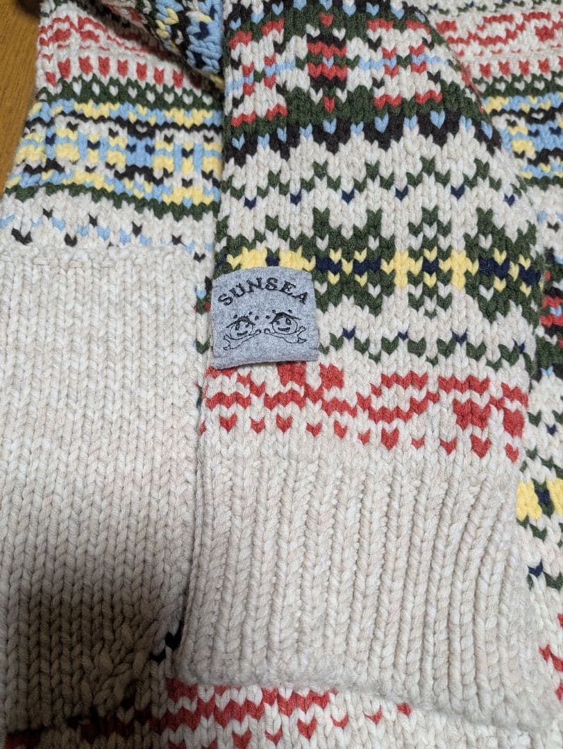【最終価格】SUNSEA NORDIC SWEATER size3