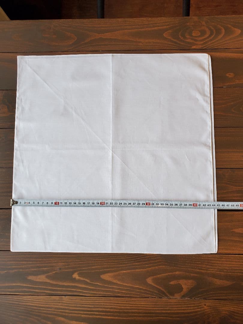 未使用 150枚セット 白無地綿ハンカチ (44×44.5) 手芸 染色 刺繍