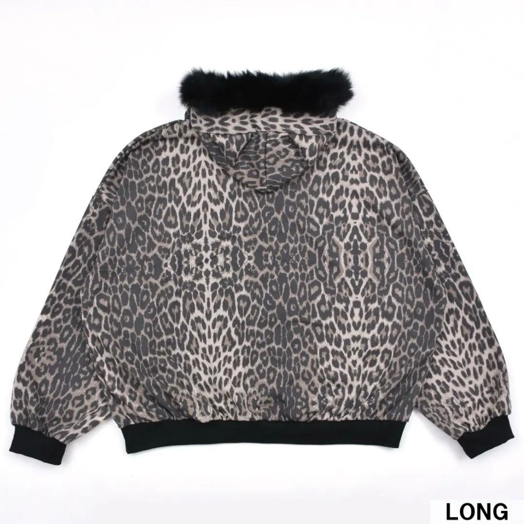 VOLCAN＆APHRODITE ネコ耳レオパードファーZIPパーカー