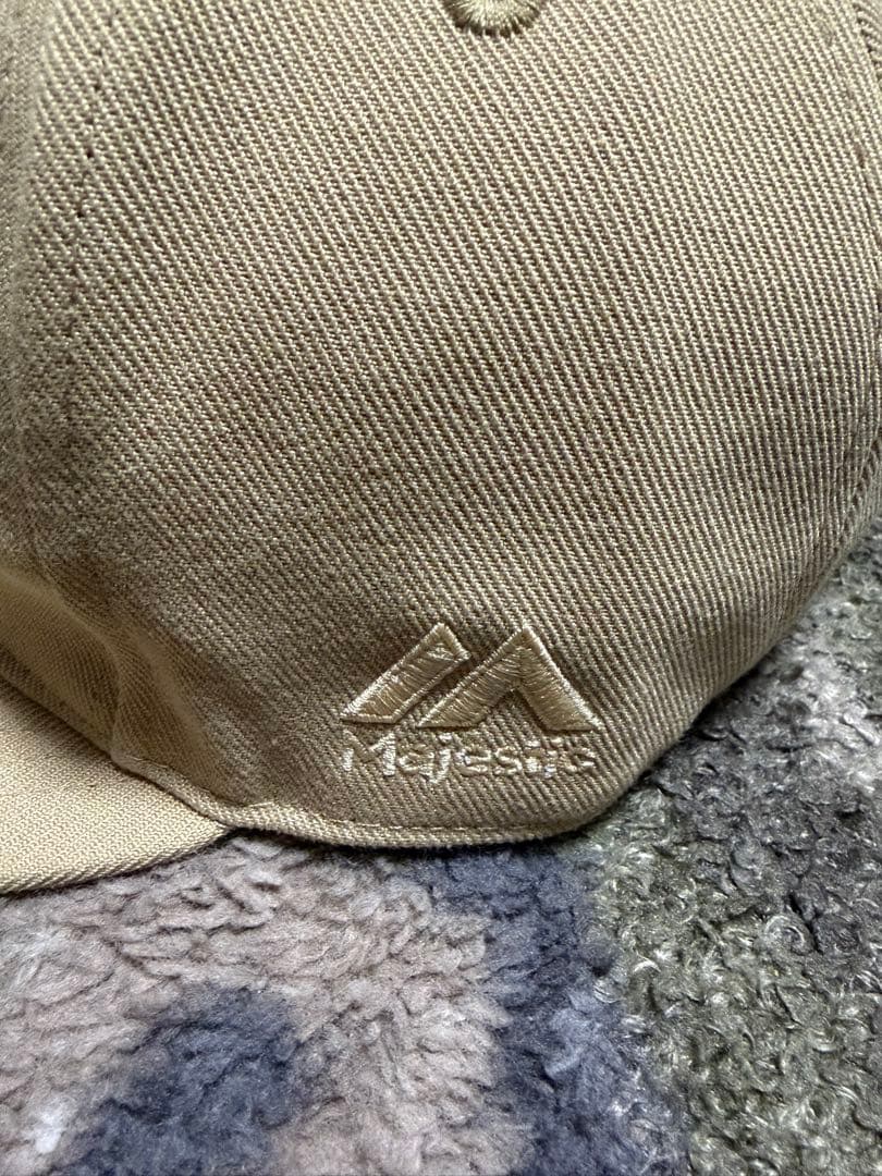 SATA builder's ベージュキャップ Majestic 佐田ビルダーズ