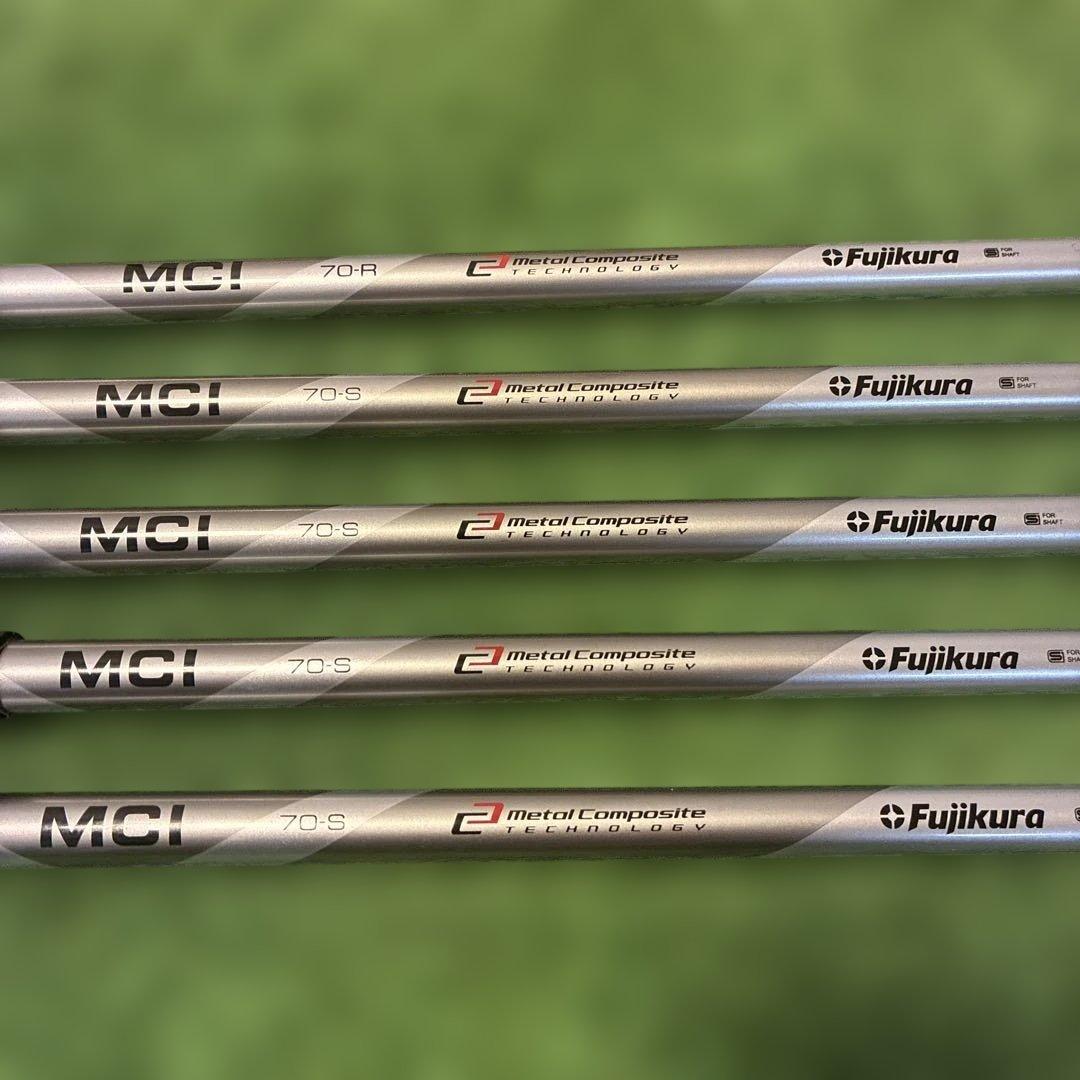 フジクラ MCI アイアンシャフト（5本+おまけ1本セット）