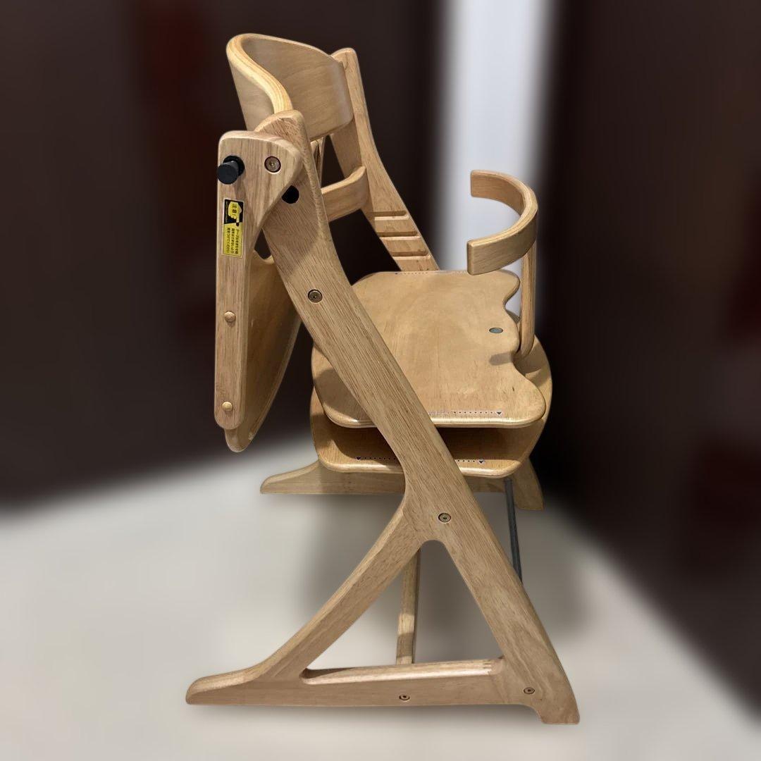 ◆美品◆大和屋 すくすくチェアスリムプラス テーブル＆ガード付 ベビーチェア