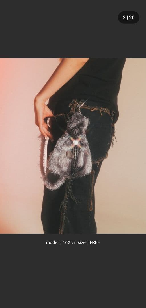 【a2o】パフポーチウォレットチェーン