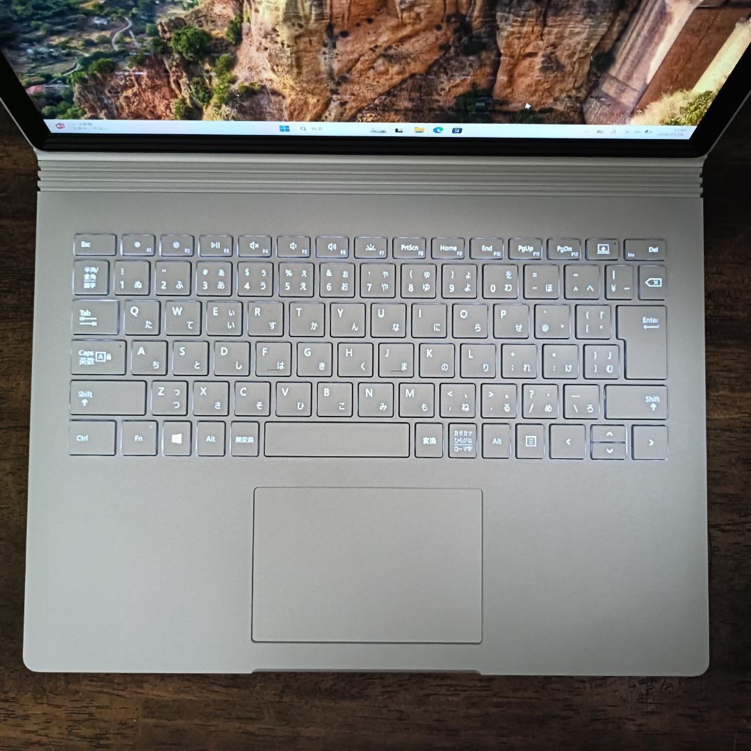 【美品】Surface Book2 Win11Pro 3K液晶 Dock付 i5