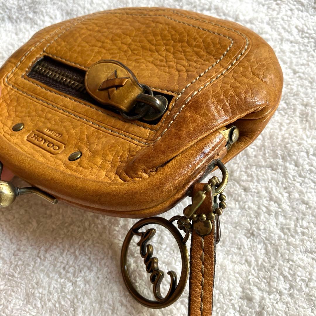 Coach ブラウン がま口ケース