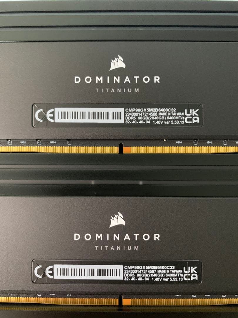 コルセア Dominator Titanium DDR5-6400 192GB