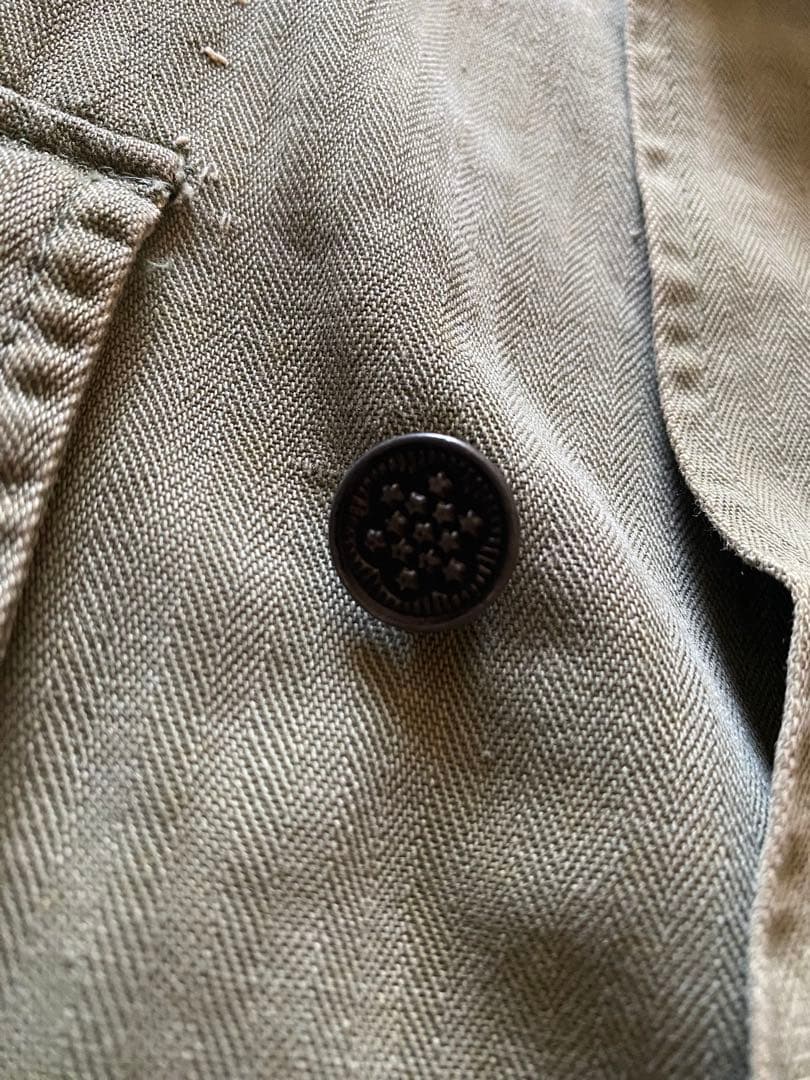 【40s実物】US ARMY HBT ジャケット 13スター ヘリンボーン