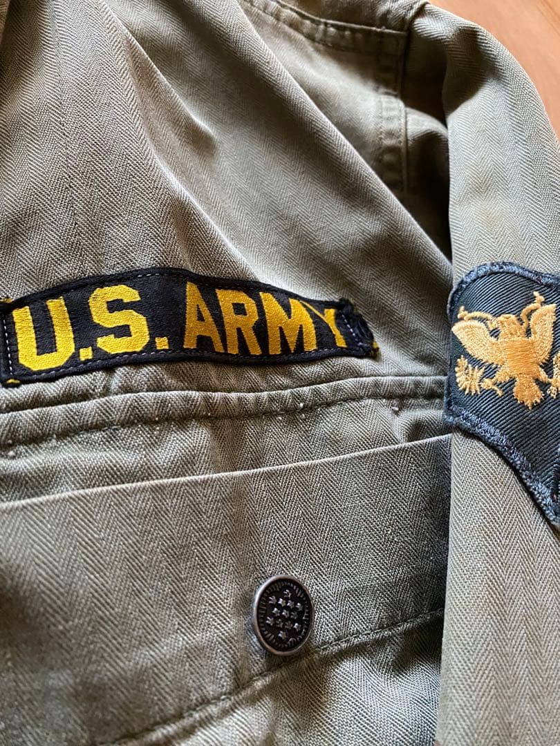【40s実物】US ARMY HBT ジャケット 13スター ヘリンボーン