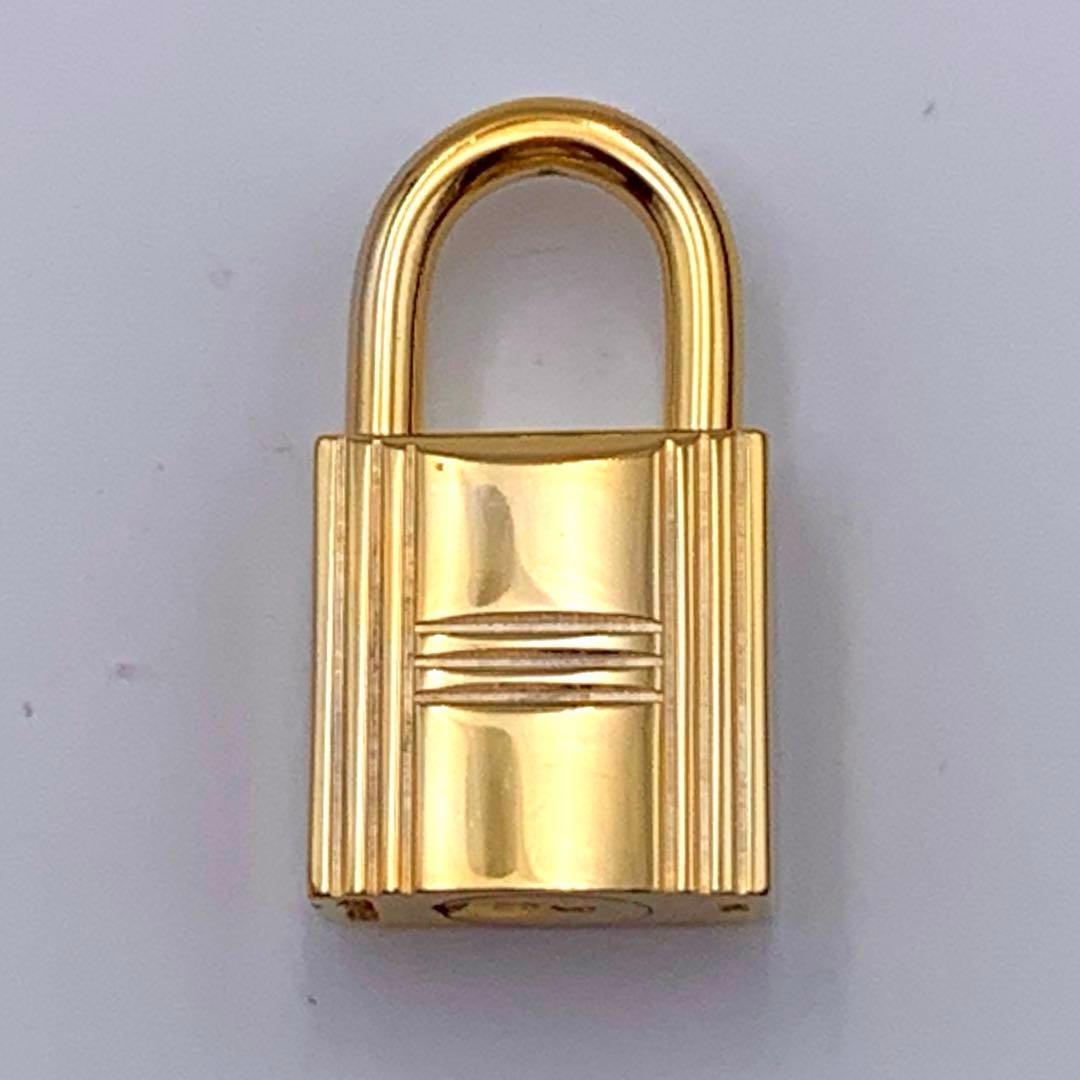 HERMES エルメス カデナ 114番 ゴールド 24Kメッき 鍵付き 南京錠