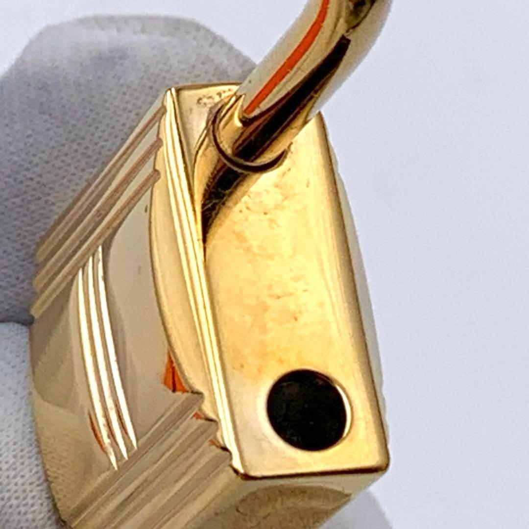 HERMES エルメス カデナ 114番 ゴールド 24Kメッき 鍵付き 南京錠