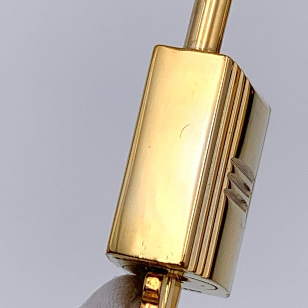 HERMES エルメス カデナ 114番 ゴールド 24Kメッき 鍵付き 南京錠