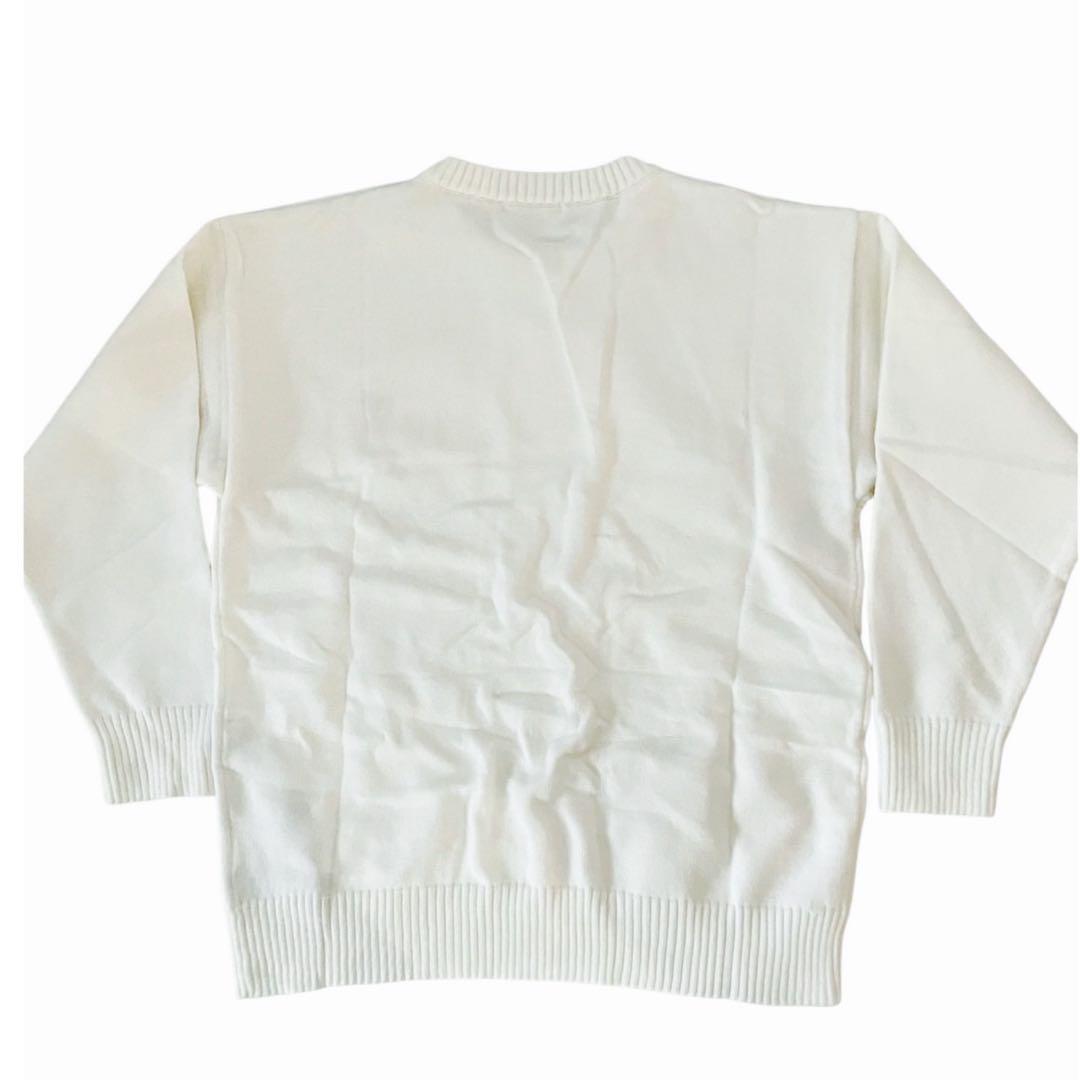 【新品】AMI PARIS アミパリス ニット セーター ホワイト Ｌサイズ