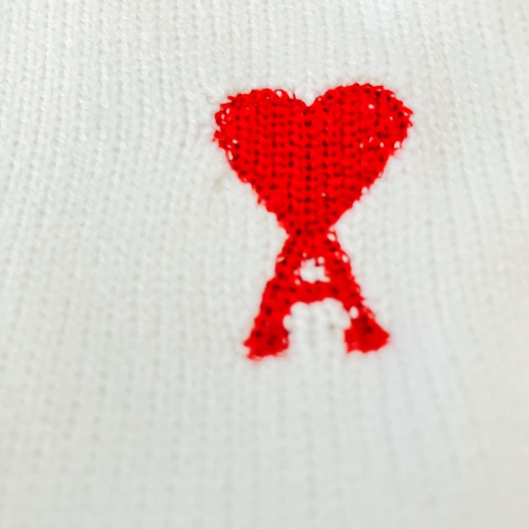 【新品】AMI PARIS アミパリス ニット セーター ホワイト Ｌサイズ