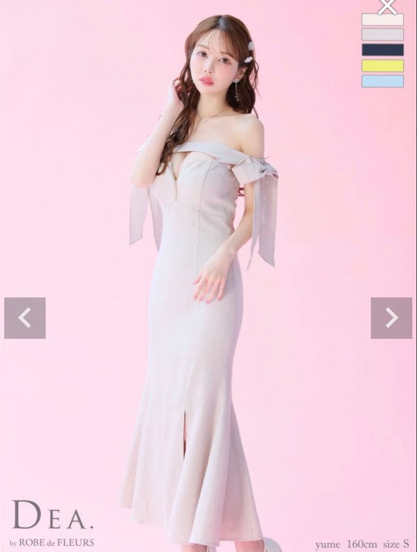 【DEA.by ROBE de FLEURS/ディア】ミディアムドレス