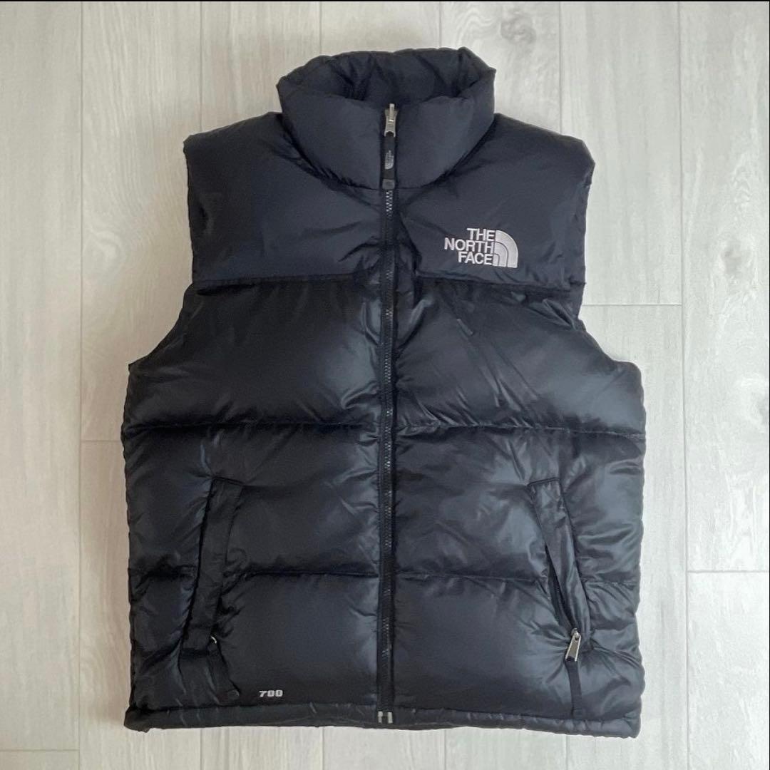 ノースフェイス　ヌプシ　ダウン　ダウンベスト　ブラック　メンズS