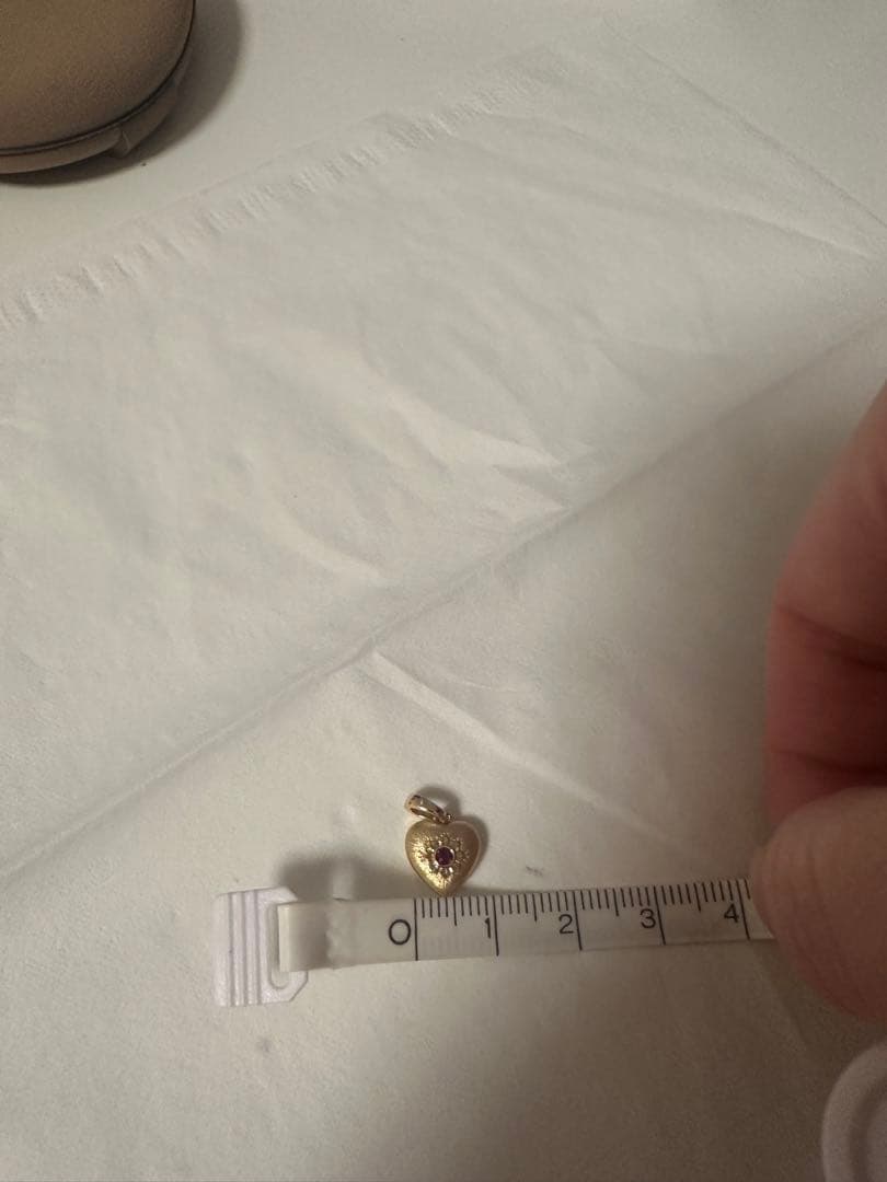 K18YG ペンダントのみ　ルビー0.05ct