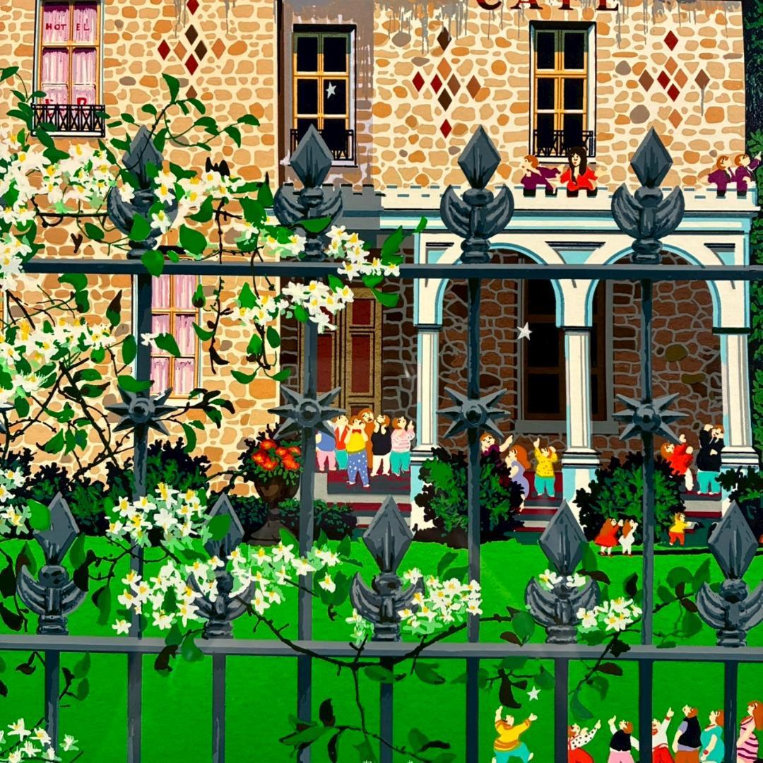 ヒロ・ヤマガタ「ミルキーウェイ」シルクスクリーン 直筆サイン入り 額縁入り