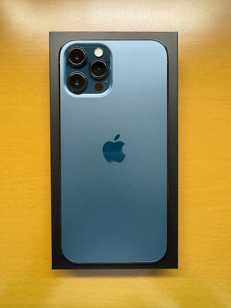 iPhone12ProMax スマホ 本体 パシフィックブルー　128GB 美品