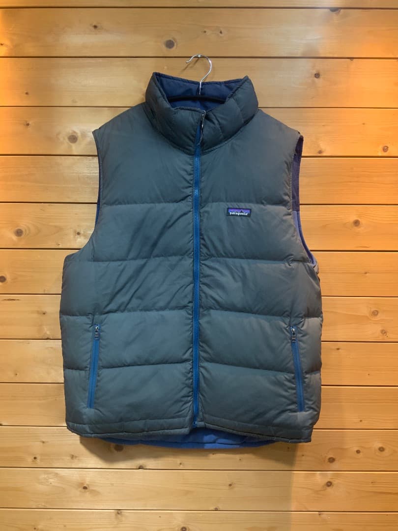Patagonia ダウンベスト 青 グレー