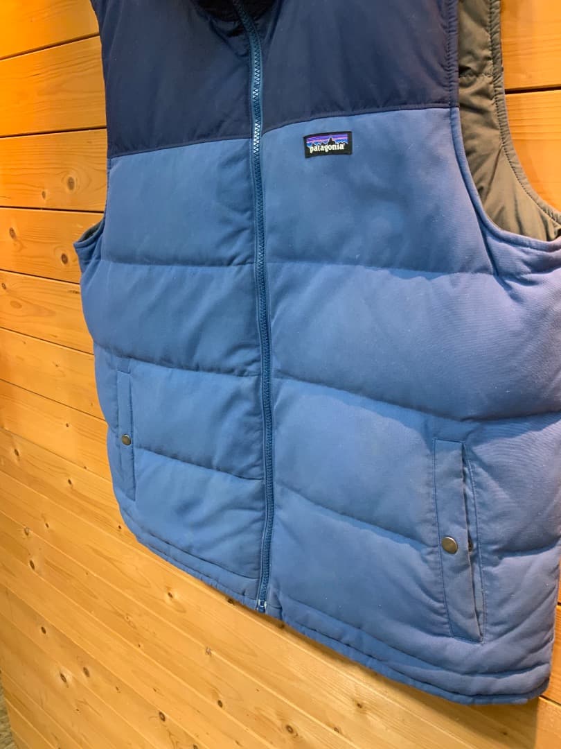 Patagonia ダウンベスト 青 グレー