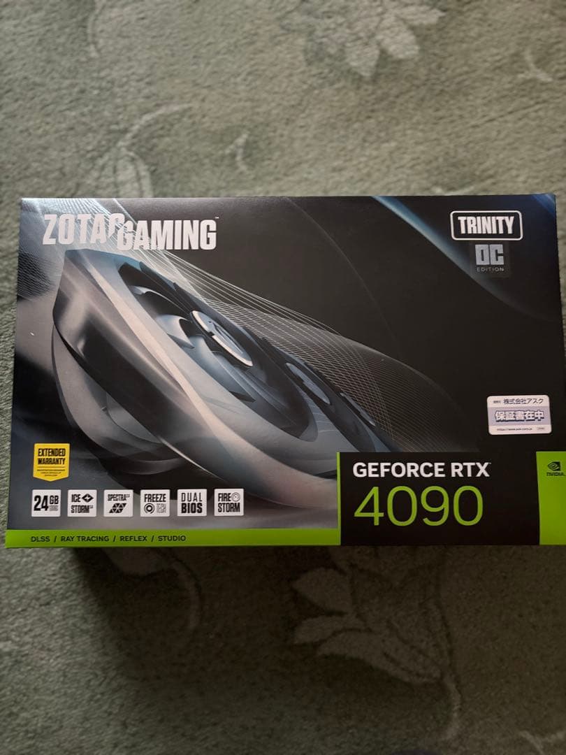 グラフィックボード・グラボ・ビデオカード ZOTAC GeForce RTX 4090 Trinity OC 24GB