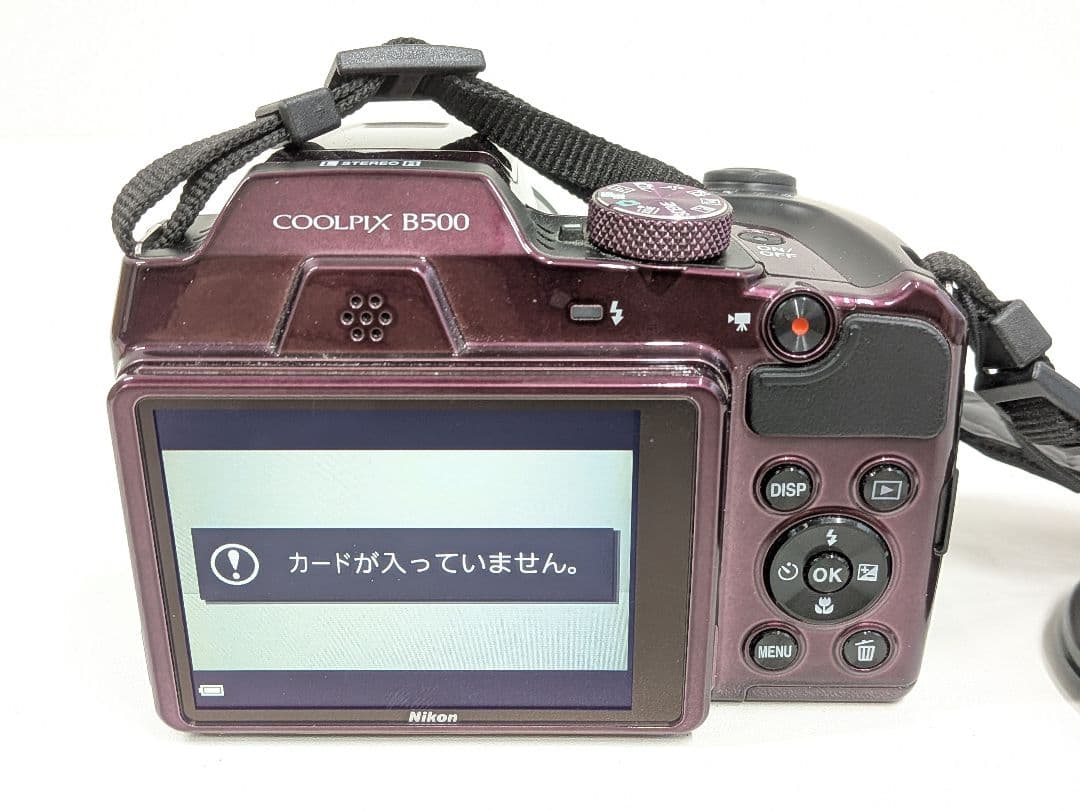 【動作OK】Nikon COOLPIX B500 プラム